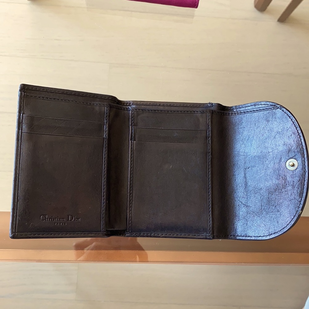 Dior Black leather wallet - Picture 3 of 7